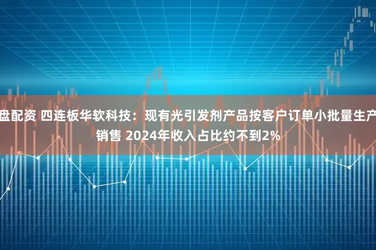 盘配资 四连板华软科技：现有光引发剂产品按客户订单小批量生产销售 2024年收入占比约不到2%